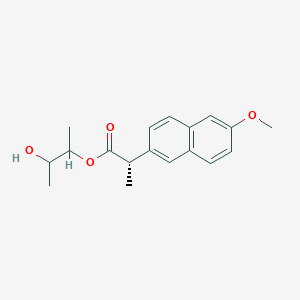 molecular formula C18H22O4 B13427334 Naproxen 2,3-Butylene Glycol Ester 