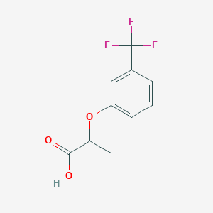 B1342735 2-[3-(Trifluoromethyl)phenoxy]butanoic acid CAS No. 60626-14-4