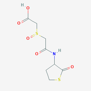 molecular formula C8H11NO5S2 B13427356 Erdosteine Sulfoxide 