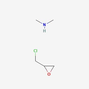 molecular formula C5H12ClNO B13427367 Poly(dimethylamine-CO-epichlorohydrin) CAS No. 25988-97-0