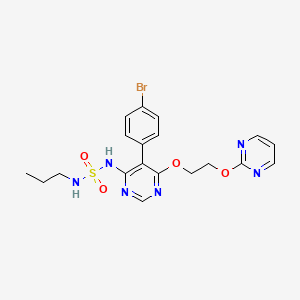 N-[5-(4-Bromophenyl)-6-[2-(2-pyrimidinyloxy)ethoxy]-4-pyrimidinyl]-N'-propyl-sulfamide