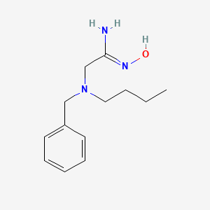 molecular formula C13H21N3O B13427392 (Z)-2-(benzyl(butyl)amino)-N'-hydroxyacetimidamide 