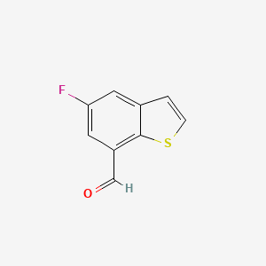 5-Fluorobenzo[b]thiophene-7-carbaldehyde