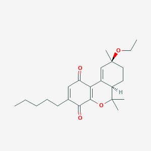 (6aR,9S)-9-Ethoxy-6,6,9-trimethyl-3-pentyl-6a,7,8,9-tetrahydro-1H-benzo[c]chromene-1,4(6H)-dione