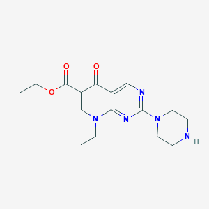 molecular formula C17H23N5O3 B13427467 Pipemidic Acid Isopropyl Ester 