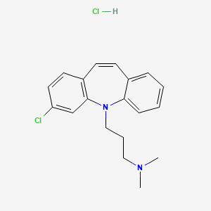 3-(3-Chloro-5H-dibenzo[b,f]azepin-5-yl)-N,N-dimethylpropan-1-amine Hydrochloride