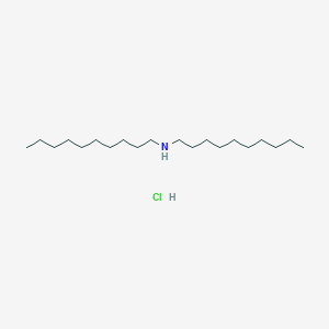 molecular formula C20H44ClN B13427483 Didecylamine, hydrochloride CAS No. 2486-84-2