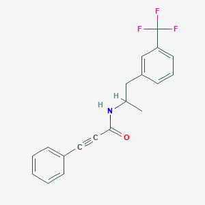 N-(alpha-Methyl-m-trifluoromethylphenethyl)-3-phenylpropynamide