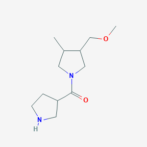 (3-(Methoxymethyl)-4-methylpyrrolidin-1-yl)(pyrrolidin-3-yl)methanone