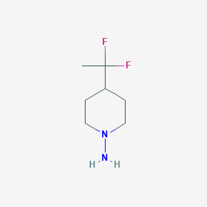 4-(1,1-Difluoroethyl)piperidin-1-amine