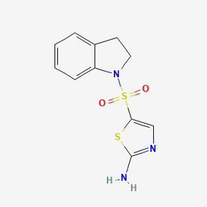 5-(Indolin-1-ylsulfonyl)thiazol-2-amine