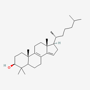 (3S,10S,13R,17R)-4,4,10,13-tetramethyl-17-[(2R)-6-methylheptan-2-yl]-1,2,3,5,6,7,11,12,16,17-decahydrocyclopenta[a]phenanthren-3-ol