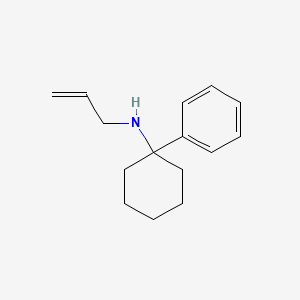 1-phenyl-N-prop-2-enylcyclohexan-1-amine