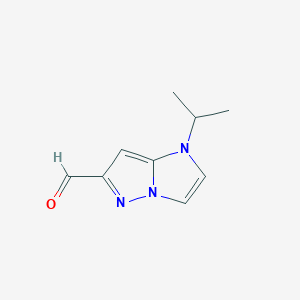 1-isopropyl-1H-imidazo[1,2-b]pyrazole-6-carbaldehyde