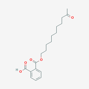 molecular formula C19H26O5 B13427749 2-(((10-Oxoundecyl)oxy)carbonyl)benzoic Acid 