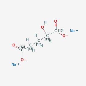 Sodium 2-hydroxypentanedioate-1,2,3,4,5-13C5