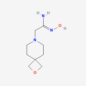 (Z)-N'-hydroxy-2-(2-oxa-7-azaspiro[3.5]nonan-7-yl)acetimidamide