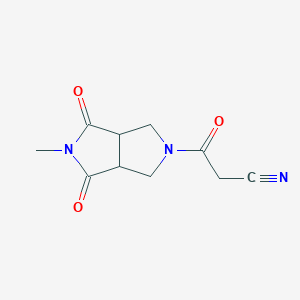 3-(5-methyl-4,6-dioxohexahydropyrrolo[3,4-c]pyrrol-2(1H)-yl)-3-oxopropanenitrile