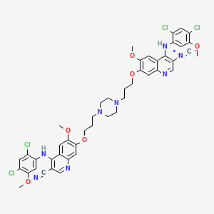 4-((2,4-Dichloro-5-methoxyphenyl)amino)-7-(3-(dimethylamino)propoxy)-6-methoxyquinoline-3-carbonitrile Dimer