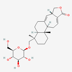 molecular formula C26H38O8 B13427806 Viburnumoside 