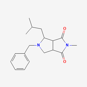 5-benzyl-4-isobutyl-2-methyltetrahydropyrrolo[3,4-c]pyrrole-1,3(2H,3aH)-dione