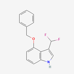 4-benzyloxy-3-(difluoromethyl)-1H-indole