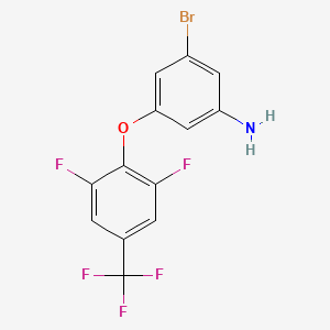 3-Bromo-5-[2,6-difluoro-4-(trifluoromethyl)phenoxy]aniline