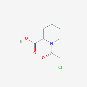 B1342794 1-(2-Chloroacetyl)-2-piperidinecarboxylic acid CAS No. 1236257-83-2