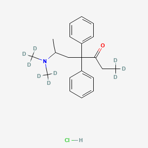 (RS)-6-Di(trideuteromethylamino)-4,4-diphenyl-1,1,1-trideuteromethyl-3-hetpanone Hydrochloride