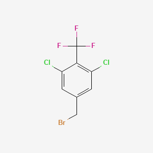 5-(bromomethyl)-1,3-dichloro-2-(trifluoromethyl)benzene