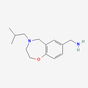 (4-Isobutyl-2,3,4,5-tetrahydrobenzo[f][1,4]oxazepin-7-yl)methanamine