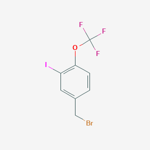 3-Iodo-4-(trifluoromethoxy)benzyl bromide