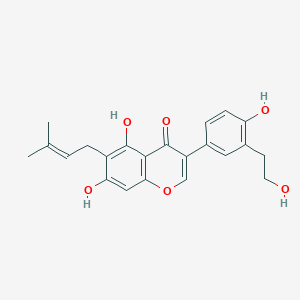 molecular formula C22H22O6 B13428063 Derrisisoflavone K 