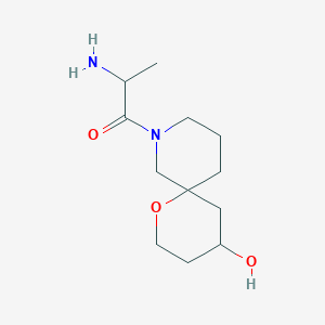 2-Amino-1-(4-hydroxy-1-oxa-8-azaspiro[5.5]undecan-8-yl)propan-1-one