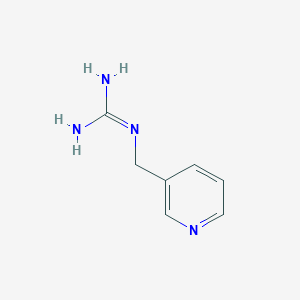 molecular formula C7H10N4 B1342816 1-(Pyridin-3-ylmethyl)guanidine CAS No. 72357-67-6