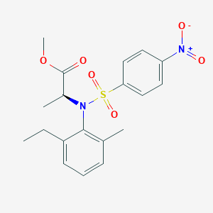 N-(2-Ethyl-6-methylphenyl)-N-[(4-nitrophenyl)sulfonyl]-L-alanine Methyl Ester