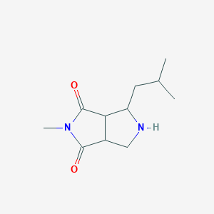 4-isobutyl-2-methyltetrahydropyrrolo[3,4-c]pyrrole-1,3(2H,3aH)-dione