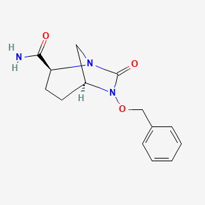 (1S,2S,5S)-7-Oxo-6-(phenylmethoxy)-1,6-diazabicyclo[3.2.1]octane-2-carboxamide