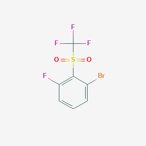 1-Bromo-3-fluoro-2-(trifluoromethylsulfonyl)benzene