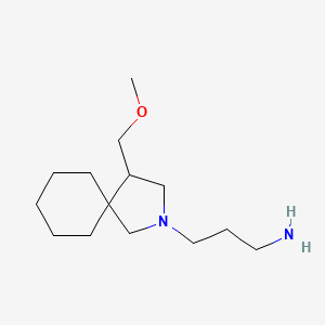 3-(4-(Methoxymethyl)-2-azaspiro[4.5]decan-2-yl)propan-1-amine