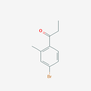 B1342823 1-(4-Bromo-2-methylphenyl)propan-1-one CAS No. 709025-22-9