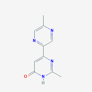 2-Methyl-6-(5-methylpyrazin-2-yl)pyrimidin-4-ol