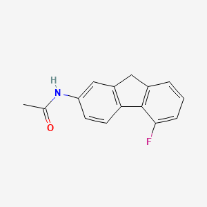 molecular formula C15H12FNO B13428246 Acetamide, N-(5-fluorofluoren-2-YL)- CAS No. 2823-90-7