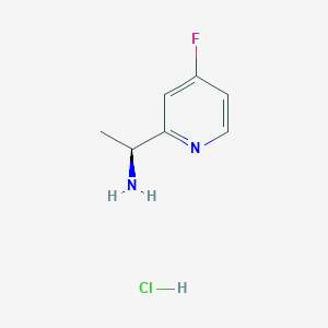 (S)-1-(4-Fluoropyridin-2-YL)ethanamine hcl