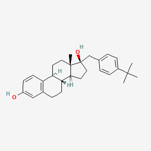 molecular formula C29H38O2 B13428256 17alpha-4'-t-Butylbenzyl Estradiol 