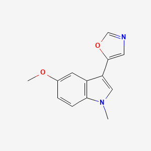 5-(5-Methoxy-1-methyl-1H-indol-3-yl)oxazole