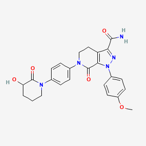 molecular formula C25H25N5O5 B13428322 Apixaban Impurity 28 