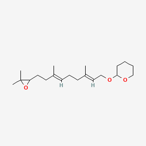 2-[[(2E,6E)-9-(3,3-Dimethyl-2-oxiranyl)-3,7-dimethyl-2,6-nonadien-1-yl]oxy]tetrahydro-2H-pyran