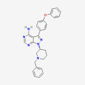 (R)-1-(1-Benzylpiperidin-3-yl)-3-(4-phenoxyphenyl)-1H-pyrazolo[3,4-d]pyrimidin-4-amine