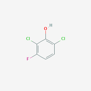 molecular formula C6H3Cl2FO B1342835 2,6-Dichloro-3-fluorophenol CAS No. 1803854-58-1